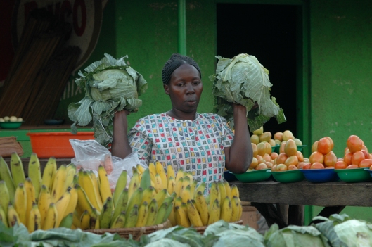 Market near Kampala, Uganda
